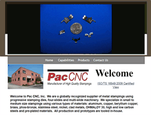 Tablet Screenshot of paccnc.com